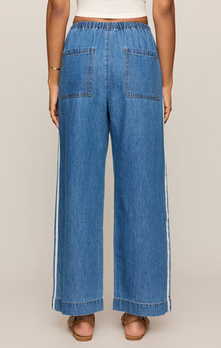 ZSUPPLY Sidelines Denim Track Pant - Dreamstate - The Salty BabePants
