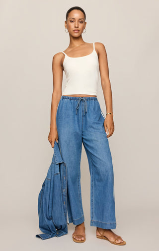 ZSUPPLY Sidelines Denim Track Pant - Dreamstate - The Salty BabePants