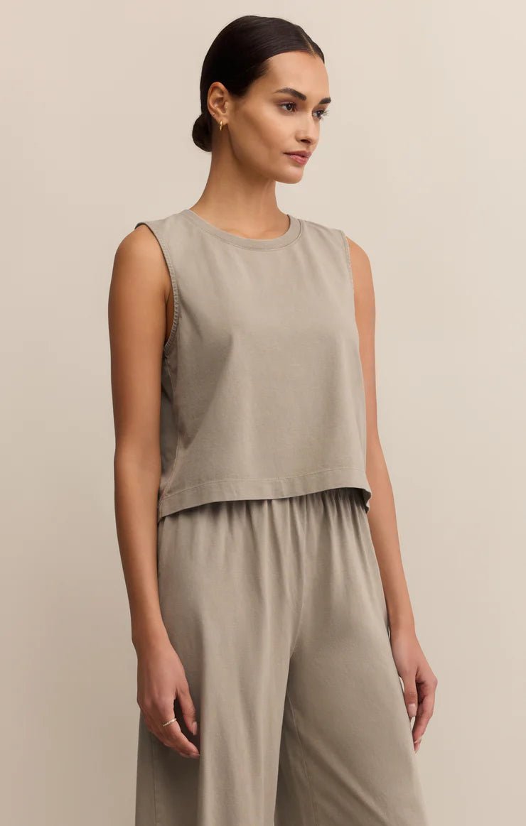 ZSUPPLY Sloane Jersey Muscle Tank - Retreat - The Salty BabeTank Tops