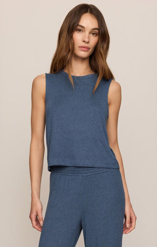 ZSUPPLY Sloane Soft Knit Tank - True Navy - The Salty BabeTank Tops