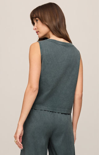 ZSUPPLY Sloane V-Neck Top - Emerald Cove - The Salty BabeTop