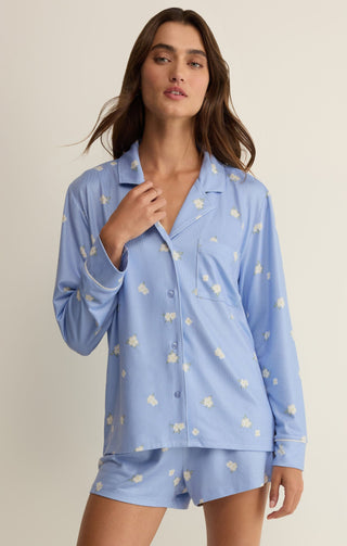 ZSUPPLY Snuggle PJ Top - Ice Blue - The Salty BabeLong Sleeve Tops