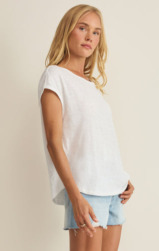 ZSUPPLY Sol Slub Tank - White - The Salty BabeTop