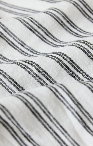ZSUPPLY The Perfect Striped Button Up - White - The Salty BabeLong Sleeve Tops
