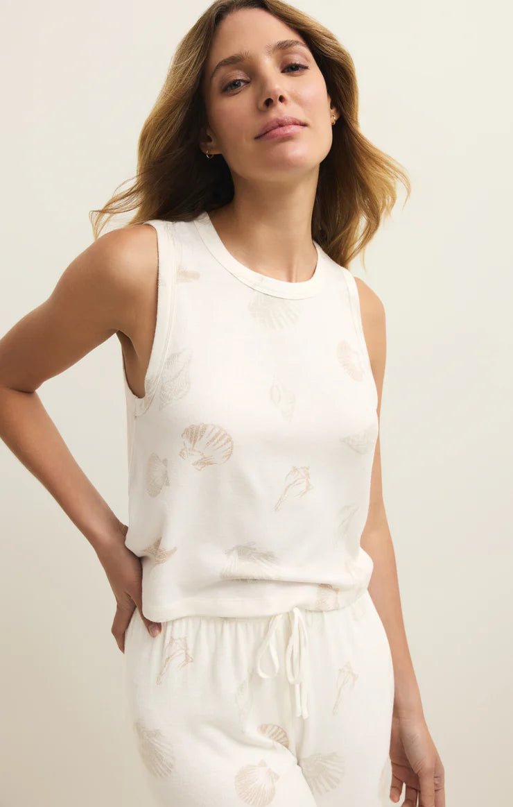 ZSUPPLY Warmer Days Shell Tank - Vanilla Ice - The Salty BabeTank Tops