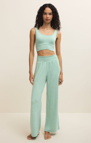 ZSUPPLY Zoe Brushed Jersey Tank Bra - Crystal Green - The Salty BabeTank Tops