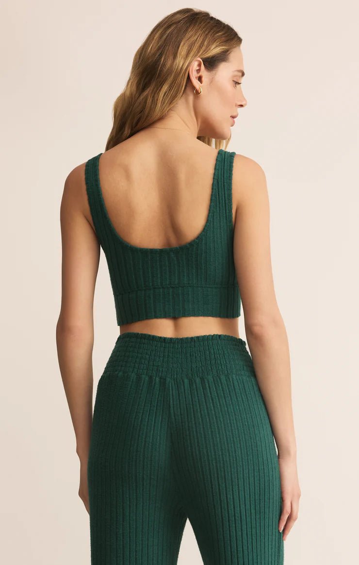 ZSUPPLY Zoe Rib Tank Bra - Mistletoe - The Salty BabeTank Tops