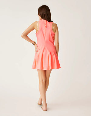 CARVE DESIGNS Venture Balsa dress-Electric Coral