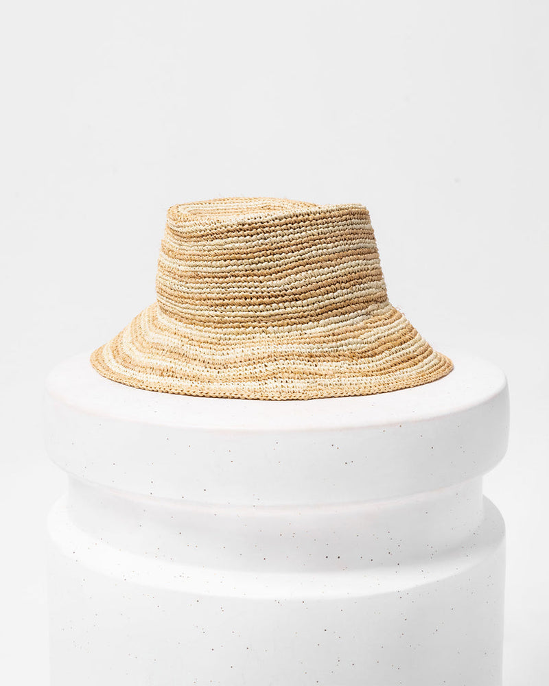 L*SPACE Isadora Stripe Bucket Hat