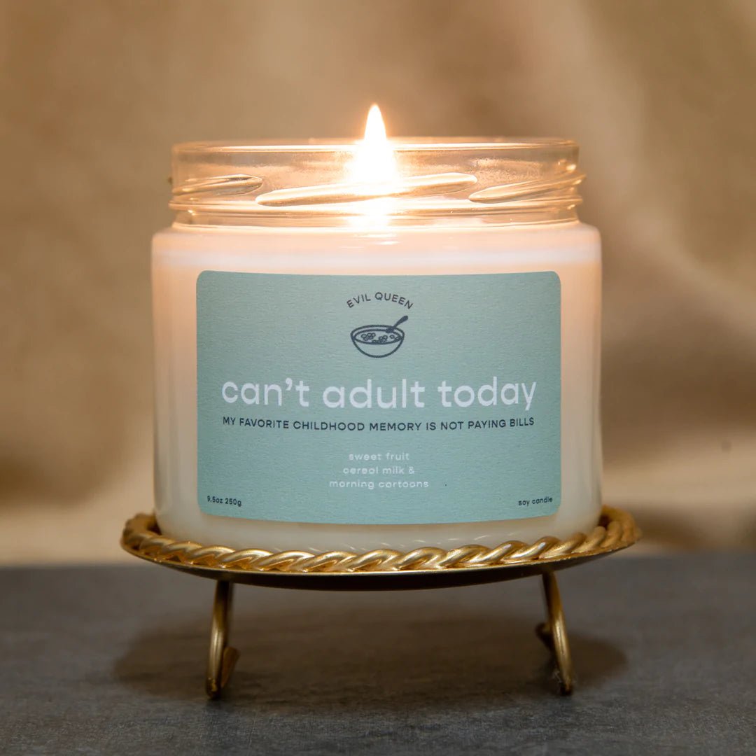 EVIL QUEEN Can't Adult Today Candle - The Salty BabeCandle