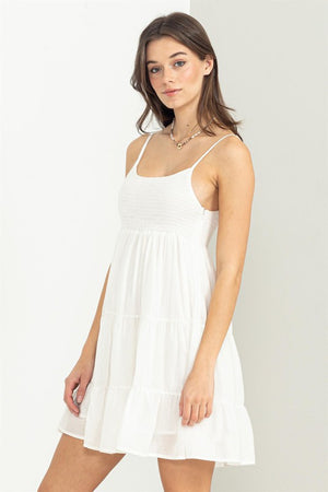 Get the Trend smocked babydoll dress