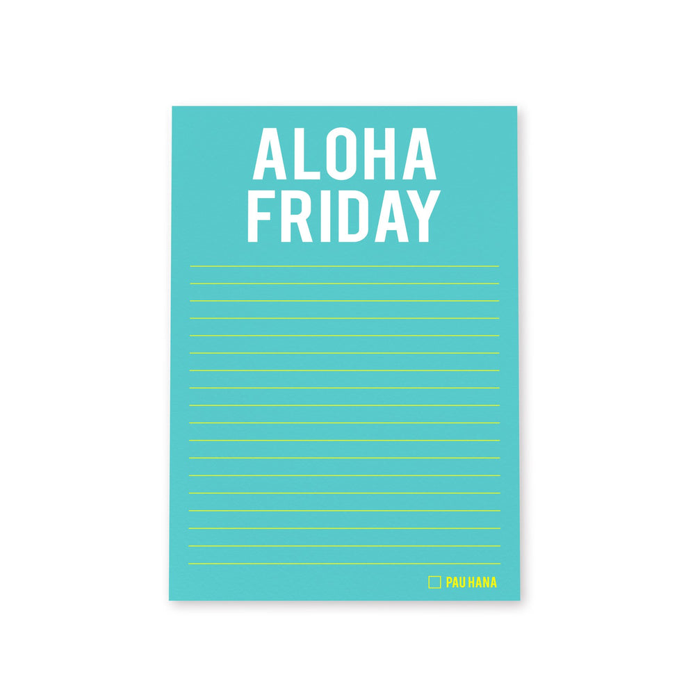 Aloha Friday Notepad