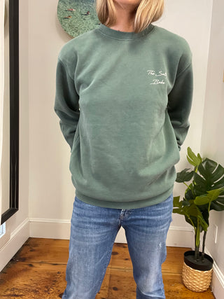 OMMS PD Script Crew Sweatshirt - Green
