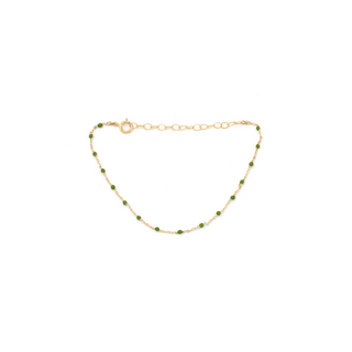 MAY MARTIN Enamel & Gold Dainty Bracelet - The Salty BabeJewelry