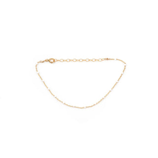 MAY MARTIN Enamel & Gold Dainty Bracelet - The Salty BabeJewelry