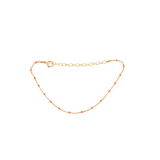 MAY MARTIN Enamel & Gold Dainty Bracelet - The Salty BabeJewelry