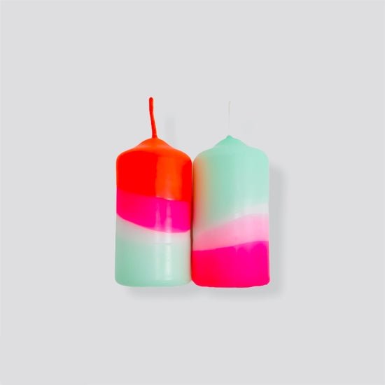 Neon 2 pk candle - The Salty BabeCandle
