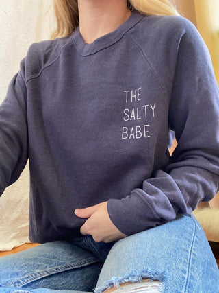 OMMS Classic Crew Fleece - Navy - The Salty BabeFleece Tops