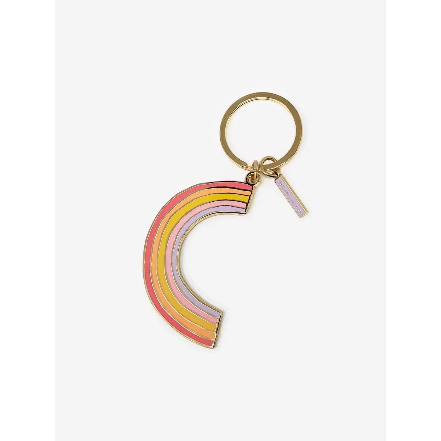 Rainbow brass keychain - The Salty BabeGift