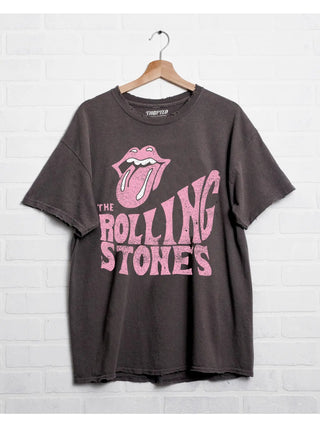 Rolling Stones Dazed Charcoal thrifted tee - The Salty BabeGraphic Tee Shirts