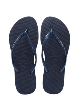HAVAIANAS Slim Flip Flops - Navy Blue