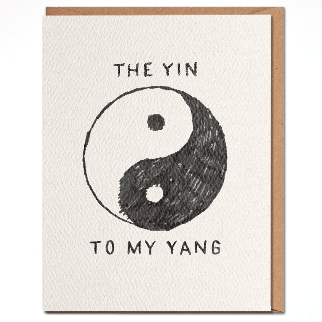 Yin Yang Greeting Card - The Salty BabeGift